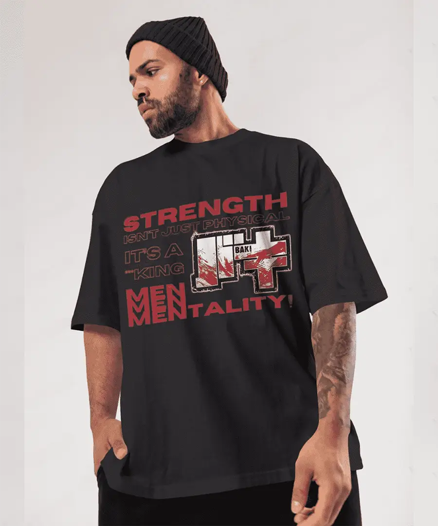 Baki Hanma Oversized Drop-Shoulder T-Shirt